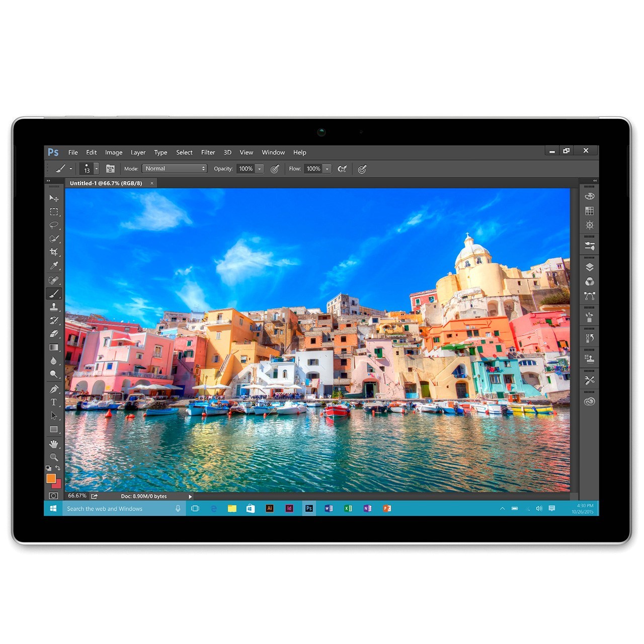 تبلت مایکروسافت مدل Surface Pro 4 - B به همراه  محافظ صفحه نمایش Pro Plus و محافط بدنه Shiny Frosted