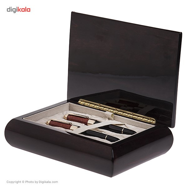 ست روان نویس و خودنویس ایپلمات مدل 2000 طرح چوب