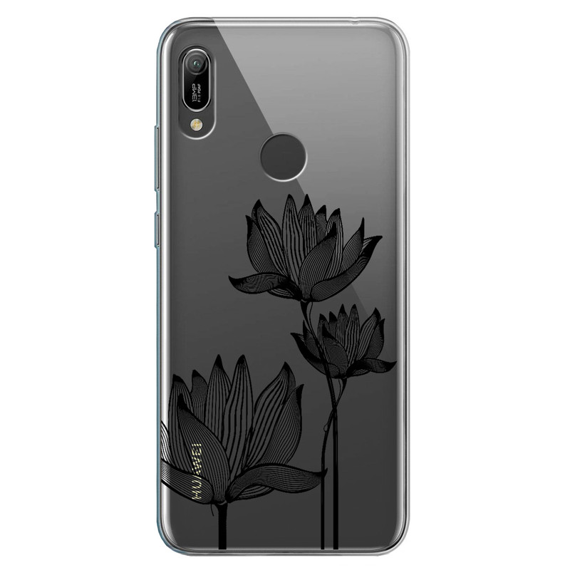 کاور مگافون طرح گل مدل C47-B مناسب برای گوشی موبایل هوآوی Y6 2019 / Y6S 2019 / Y6 Prime 2019
