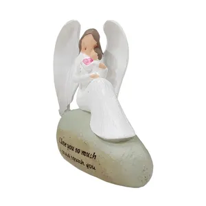 مجسمه مدل فرشته مادر و کودک کد WH_222