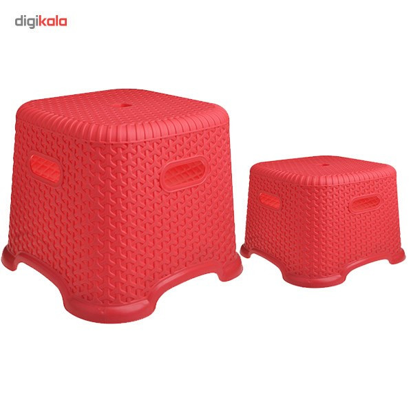 صندلی حمام مهروز مدل Wicker مجموعه 2 عددی