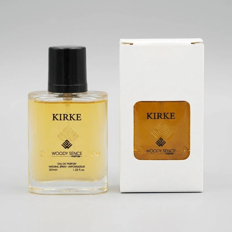 عطر جیبی وودی سنس مدل KIRKE با رایحه گرم حجم 30 میلی‌لیتر
