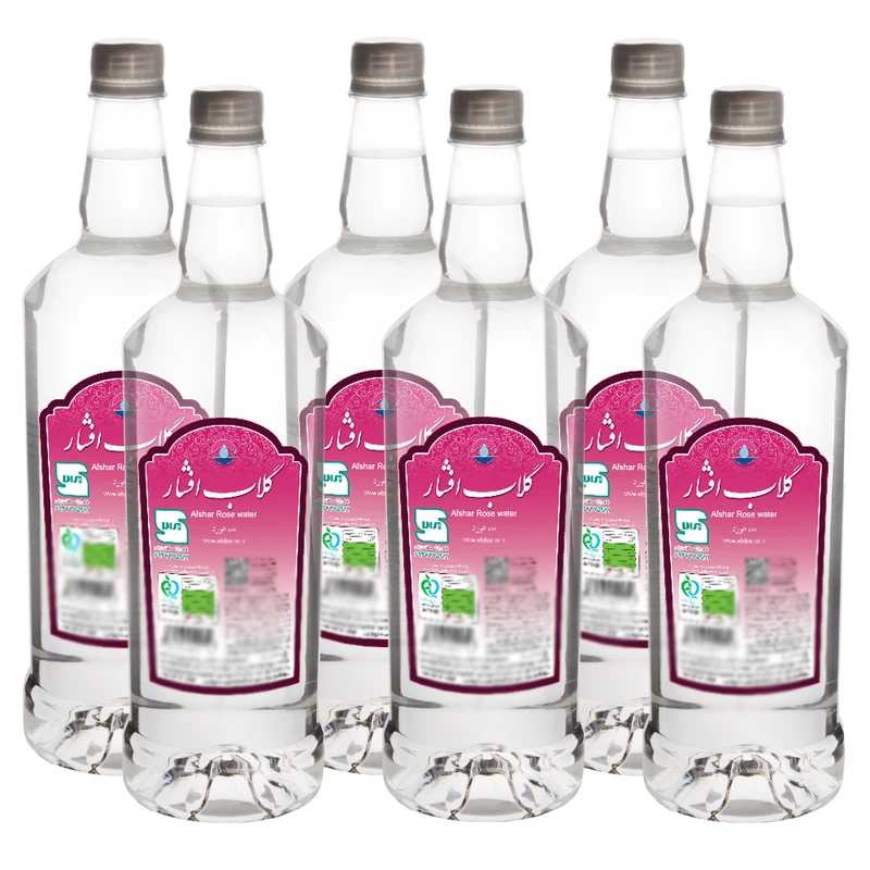 گلاب افشار - 1 لیتر بسته 6 عددی
