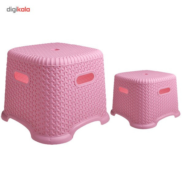 صندلی حمام مهروز مدل Wicker مجموعه 2 عددی