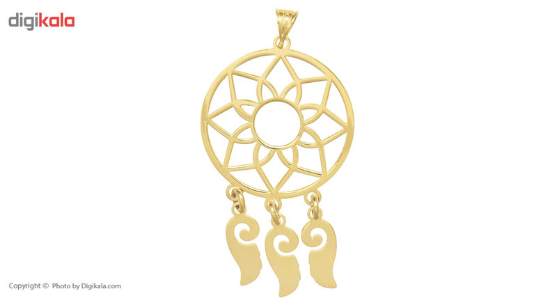آویز گردنبند طلا 18 عیار رزا مدل N052