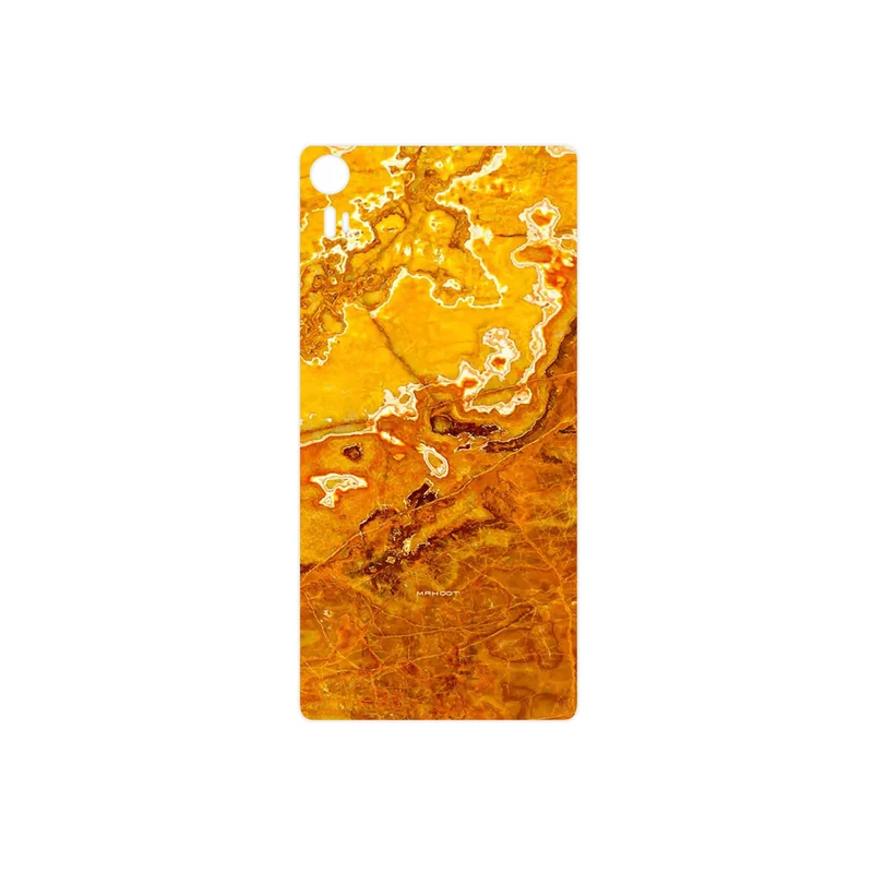 برچسب پوششی ماهوت مدل Gold Marble مناسب برای گوشی موبایل لنوو Vibe Shot