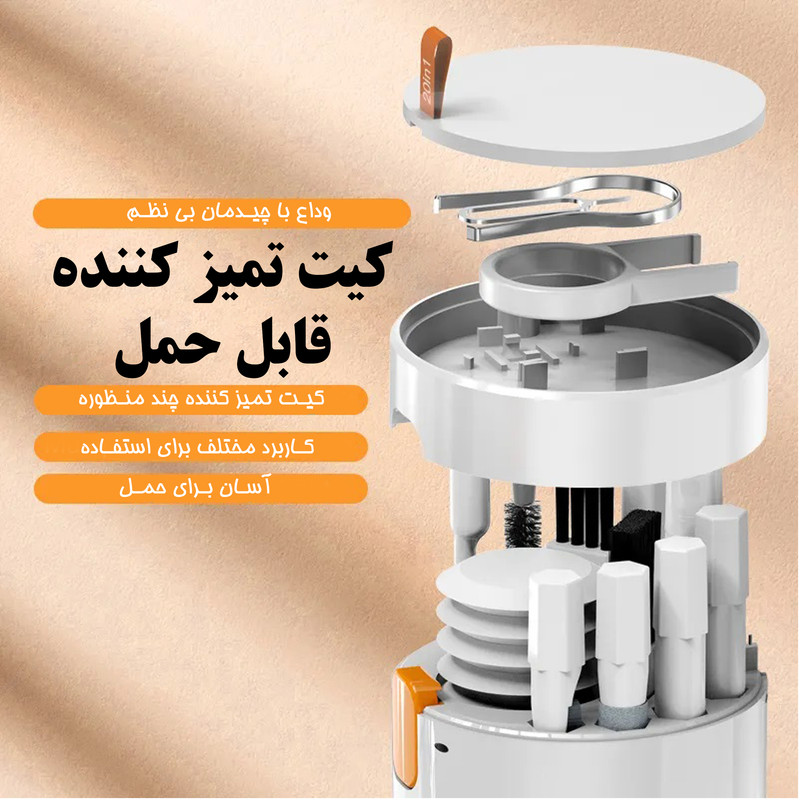 کیت تمیز کننده آلوا مدل WRS-AS02-Multifunctional 20 in 1
