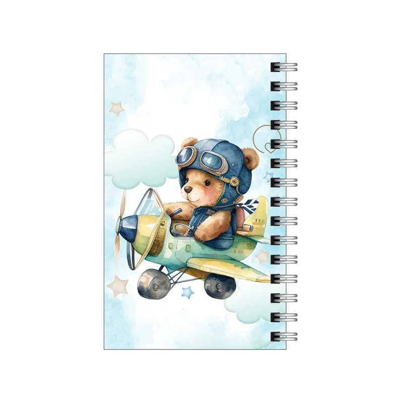 دفترچه یادداشت مدل to do list طرح خرس خلبان کد 8067291