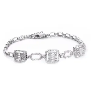 دستبند نقره زنانه مدل ۰۱