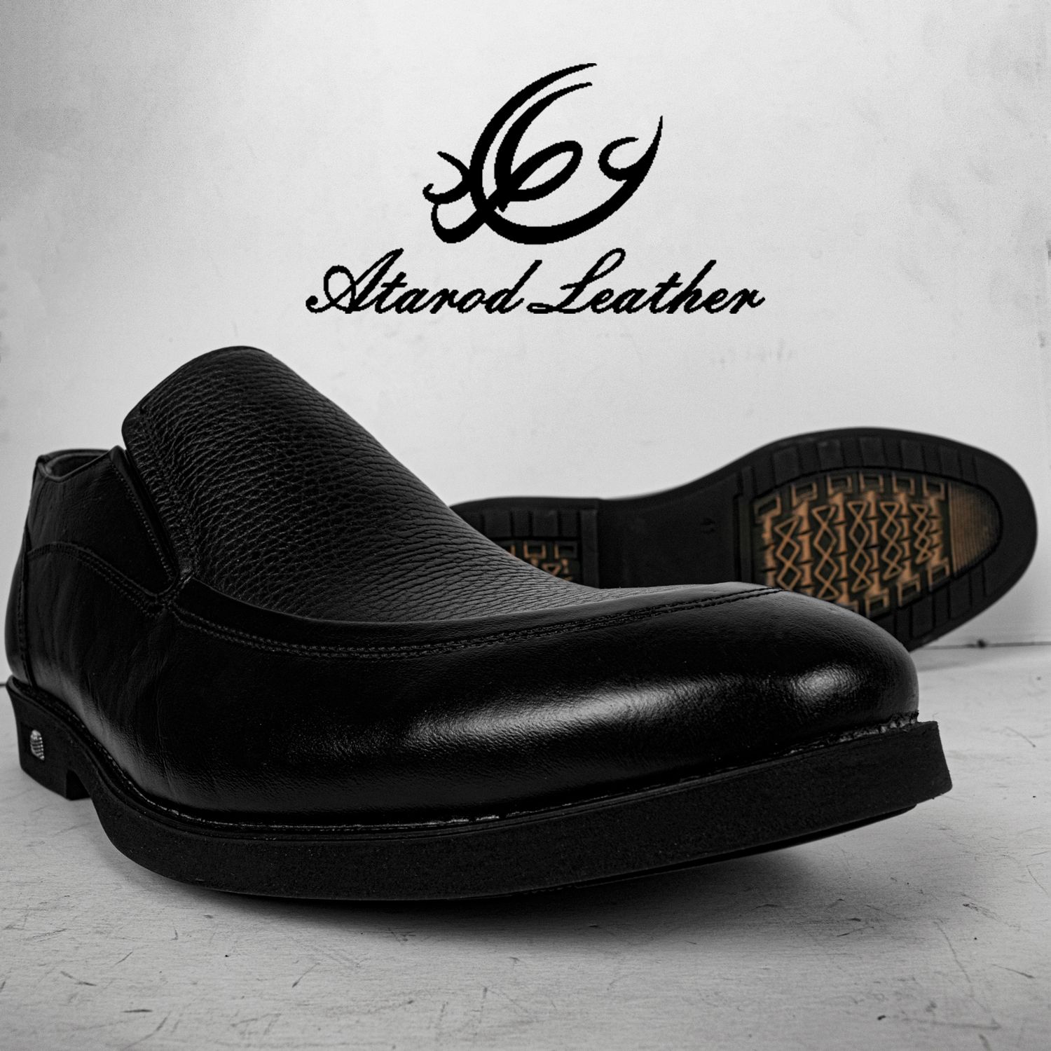 کفش مردانه چرم عطارد مدل SH09 -  - 19