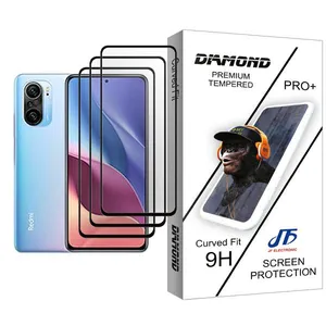 JF Diamond Glass MIX003 Screen Protector For Xiaomi Redmi K40 Pro Pack Of 3