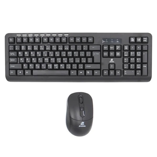 کیبورد و ماوس بی سیم جکنگ مدل JW-6800
