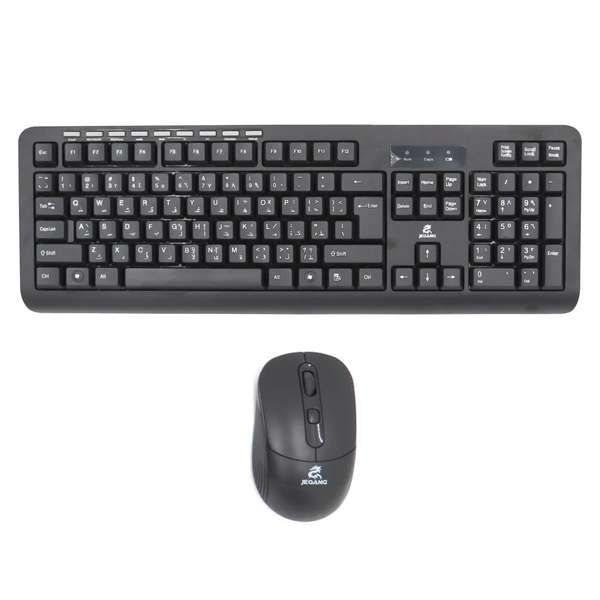 کیبورد و ماوس بی سیم جکنگ مدل JW-6800