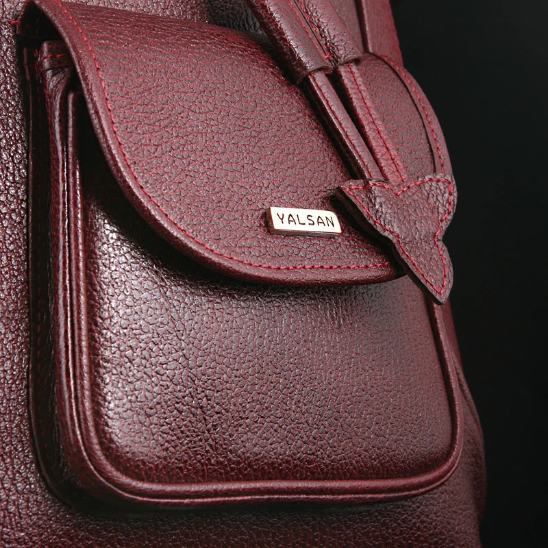 عکس شماره 12 : کوله پشتی چرم یلسان مدل آرتان کد artn-045-bf