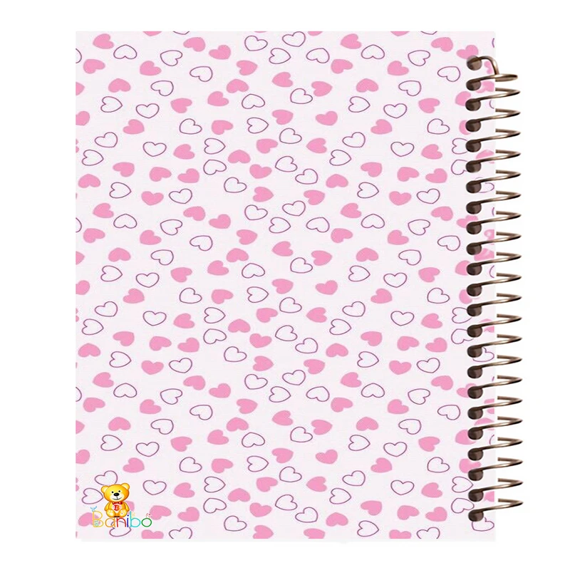 دفتر زبان 100 برگ بانیبو مدل قلب کد 190