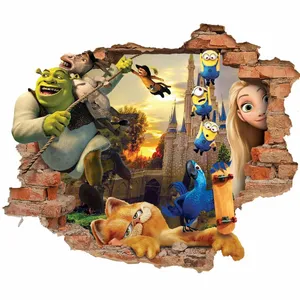 Zhivar City of Cartoons 3D Wall Sticker