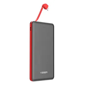 پاوربانک وگر مدل VP-0511 ظرفیت 6000 میلی آمپر ساعت