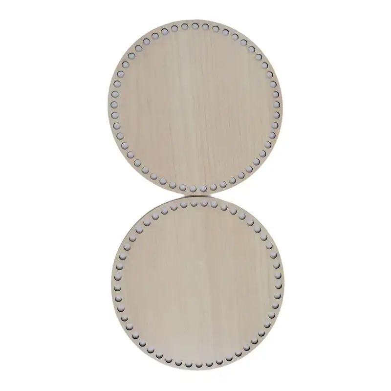 کفی تریکو بافی مدل دایره 10 کد K10-2 بسته 2 عددی