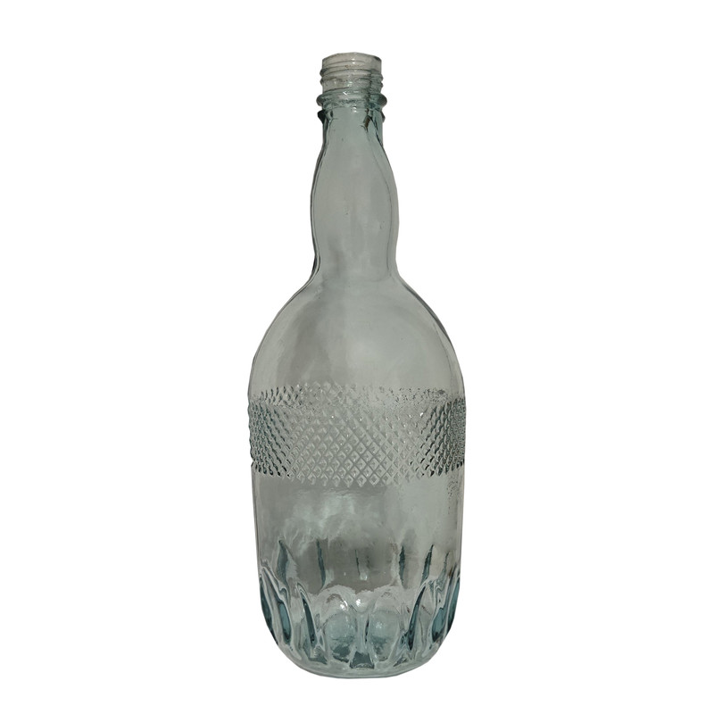 بطری شیشه ای مدل شیار دار کد 0331
