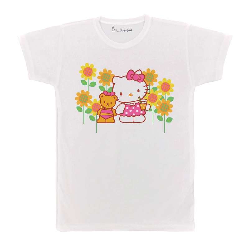 تی شرت بچگانه پرمانه طرح Kitty کد pmt.2420