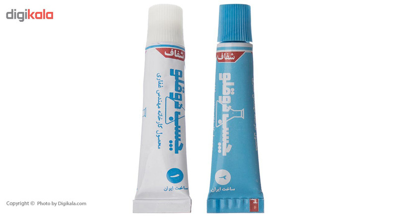 چسب دوقلوی غفاری مدل Transparent