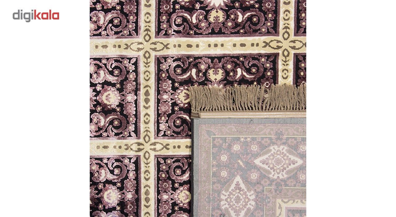 فرش ماشینی عرش طرح بیژن زمینه بنفش main 1 5