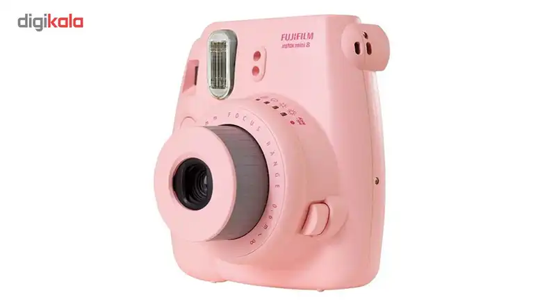 دوربین عکاسی چاپ سریع فوجی فیلم مدل Instax Mini 8 به همراه کاغذ چاپگر و کیف حمل