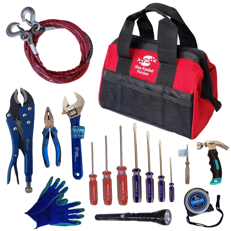 مجموعه 17 عددی  ابزار دستی سینا امداد مدل CA022