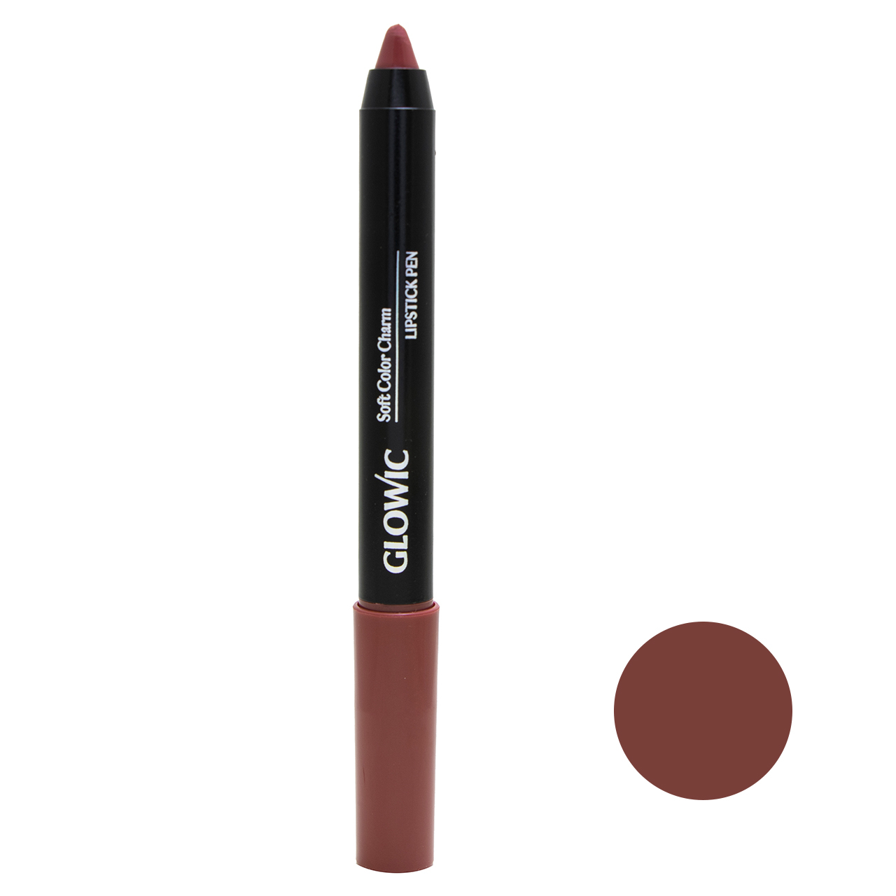 رژ لب مدادی گلویک مدل GLO شماره 017