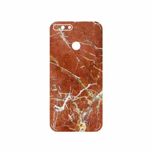 MAHOOT Red Marble Cover Sticker for Huawei Y6 2018
