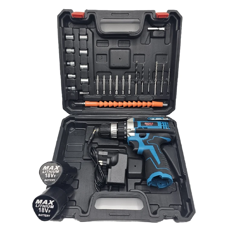 مجموعه 24 عددی دریل پیچ گوشتی شارژی باس مدل 1218 کد 2