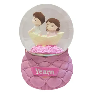 گوی موزیکال مدل دختر و پسر پمپی کد 01
