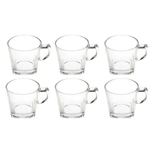 Pasabahce Carre 55979 Cup Pack of 6