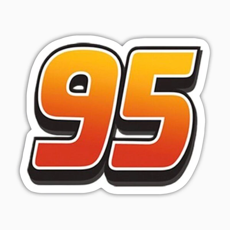 استیکر لپ تاپ و موبایل بووم طرح کارتون ماشین ها مدل 95 کد SM48 