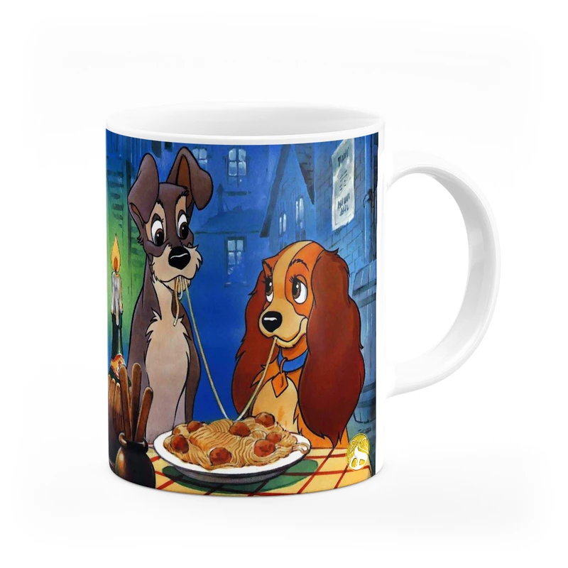 ماگ هومرو طرح انیمیشن بانو و ولگرد مدل MG4129