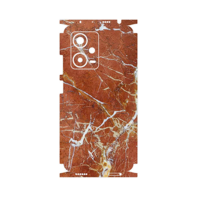 برچسب پوششی ماهوت مدل Red Marble-FullSkin مناسب برای گوشی موبایل شیائومی Redmi Note 12 Pro Plus
