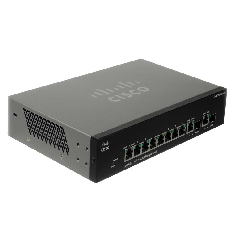سوئیچ 10 پورت سیسکو مدل SG300-10