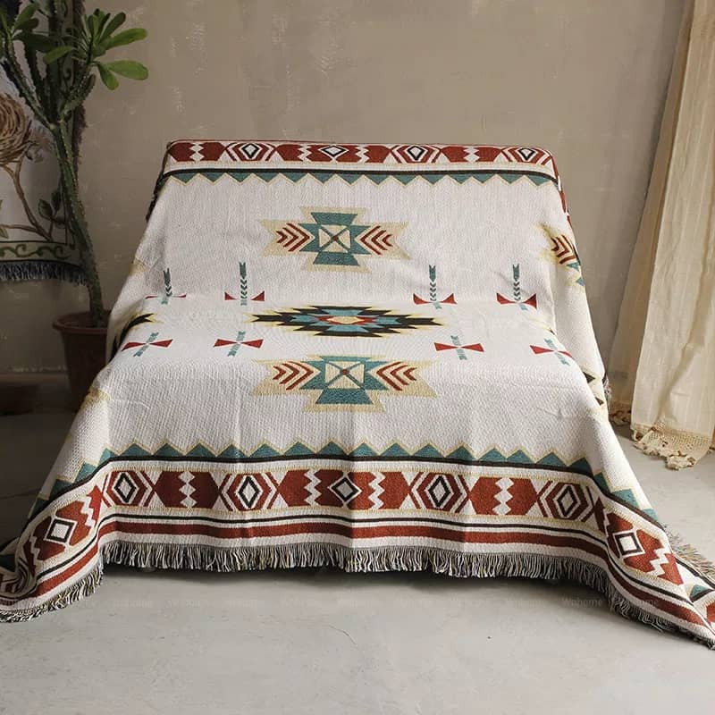 شال مبل مدل وینتیج سایز 160 × 210 سانتی متر