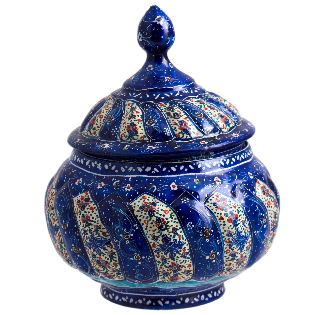 قندان میناکاری رستا طرح 33-17-102 ارتفاع 15 سانتی متر