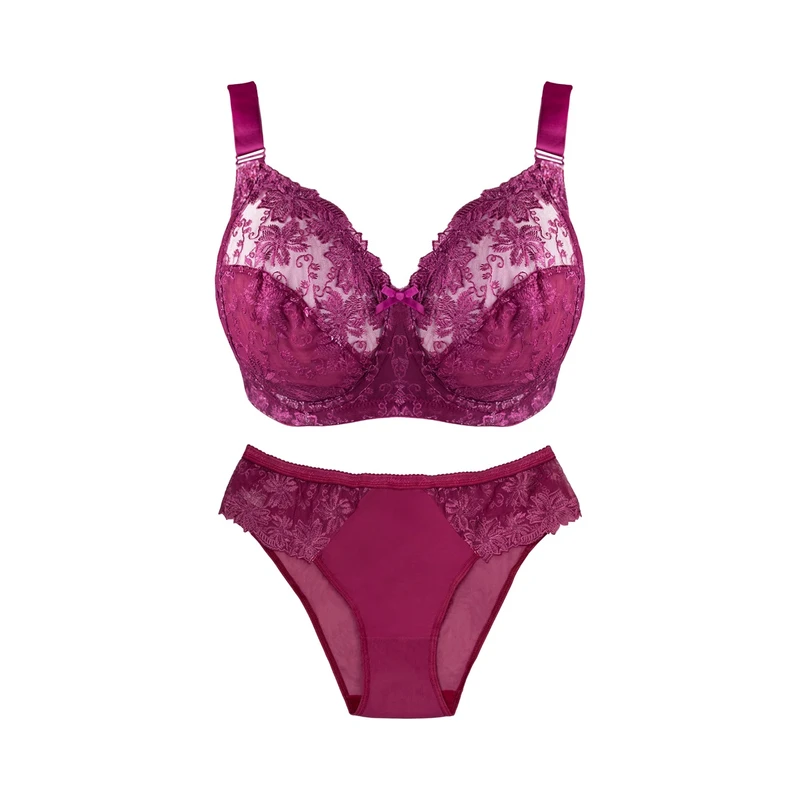 ست شورت و سوتین زنانه نوشه پوش مدل توری کد 49127