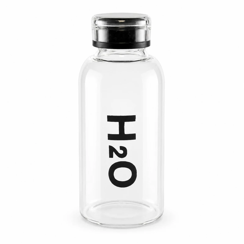 بطری آب مدل h2o گنجایش 0.5 لیتر