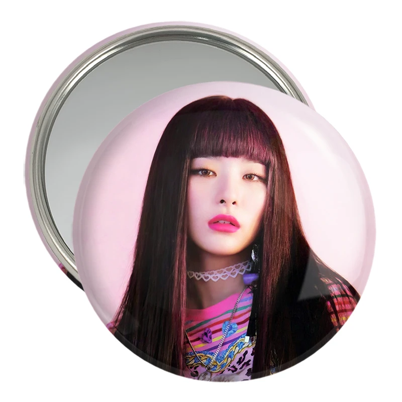 آینه جیبی خندالو مدل سولگی گروه رد ولوت Red Velvet  کد 19630