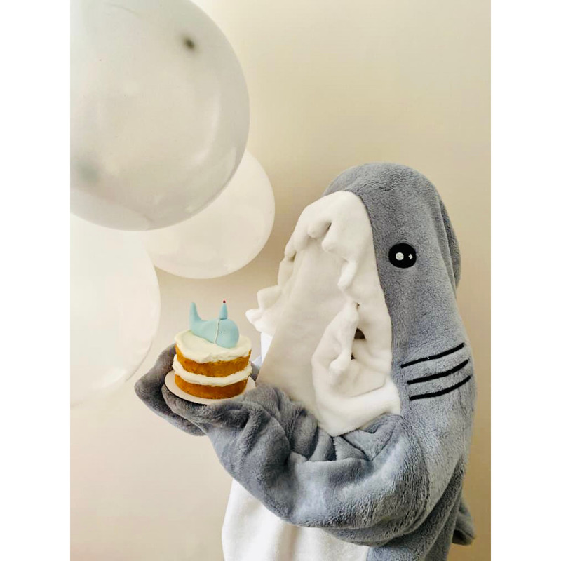 پتو مدل کوسه ای سایز 200x75 سانتی متر