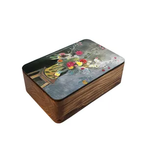 جعبه هدیه چوبی آزاکو مدل BR3-007