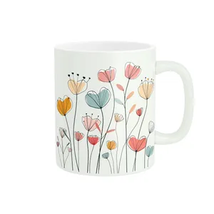 ماگ مدل گل کد 522