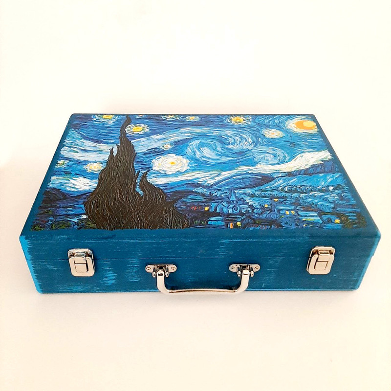 جعبه رنگ طرح ونگوک کد WCB02