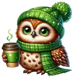 استیکر پارچه و لباس پاد آفرین طرح جغد کد 948