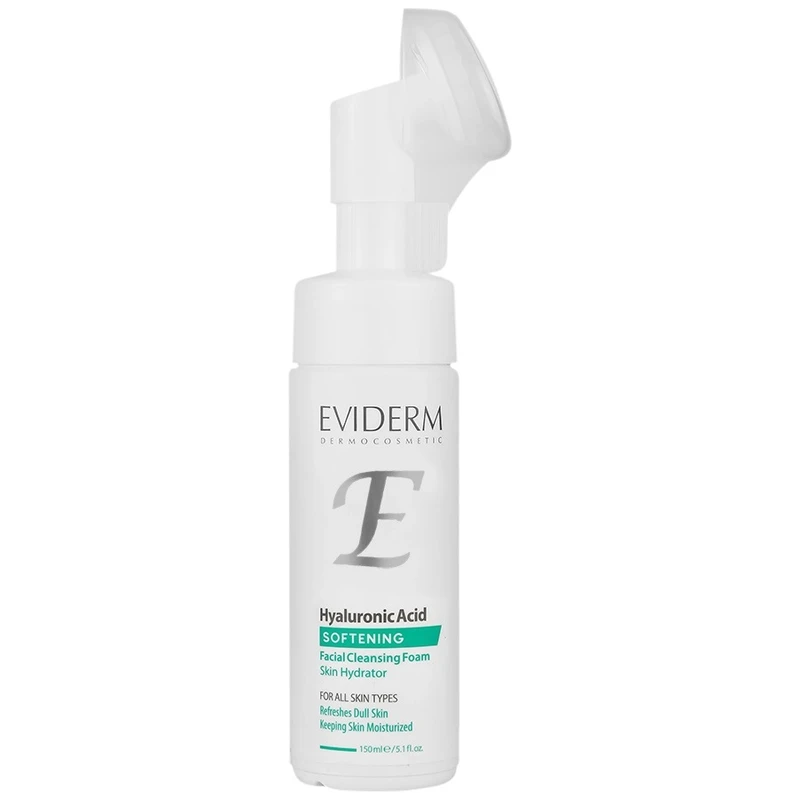 فوم شست‌ و شوی صورت اویدرم مدل Hyaluronic Acid مناسب برای انواع پوست حجم 150 میلی‌لیتر