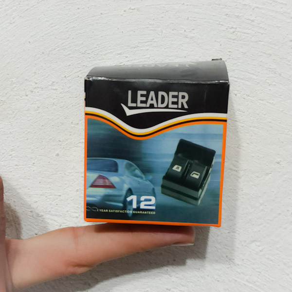 کلید شیشه بالابر لیدر مدل دو پل اتوماتیک مناسب برای پژو 405 SLX
