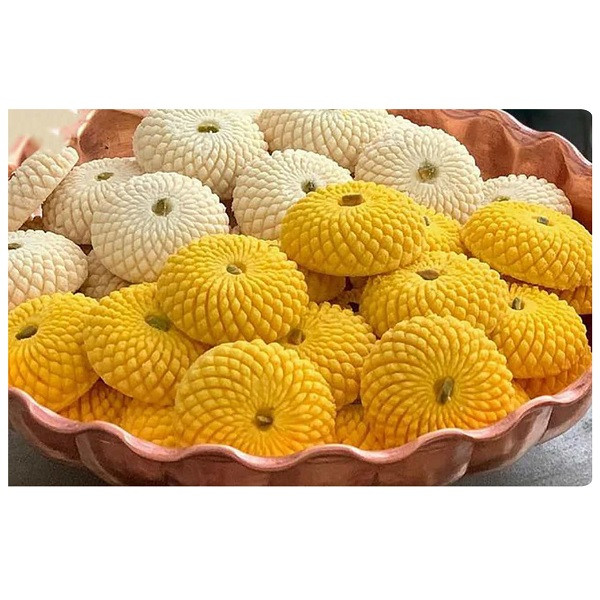 کاتر شیرینی پزی به گز مدل نان برنجی
